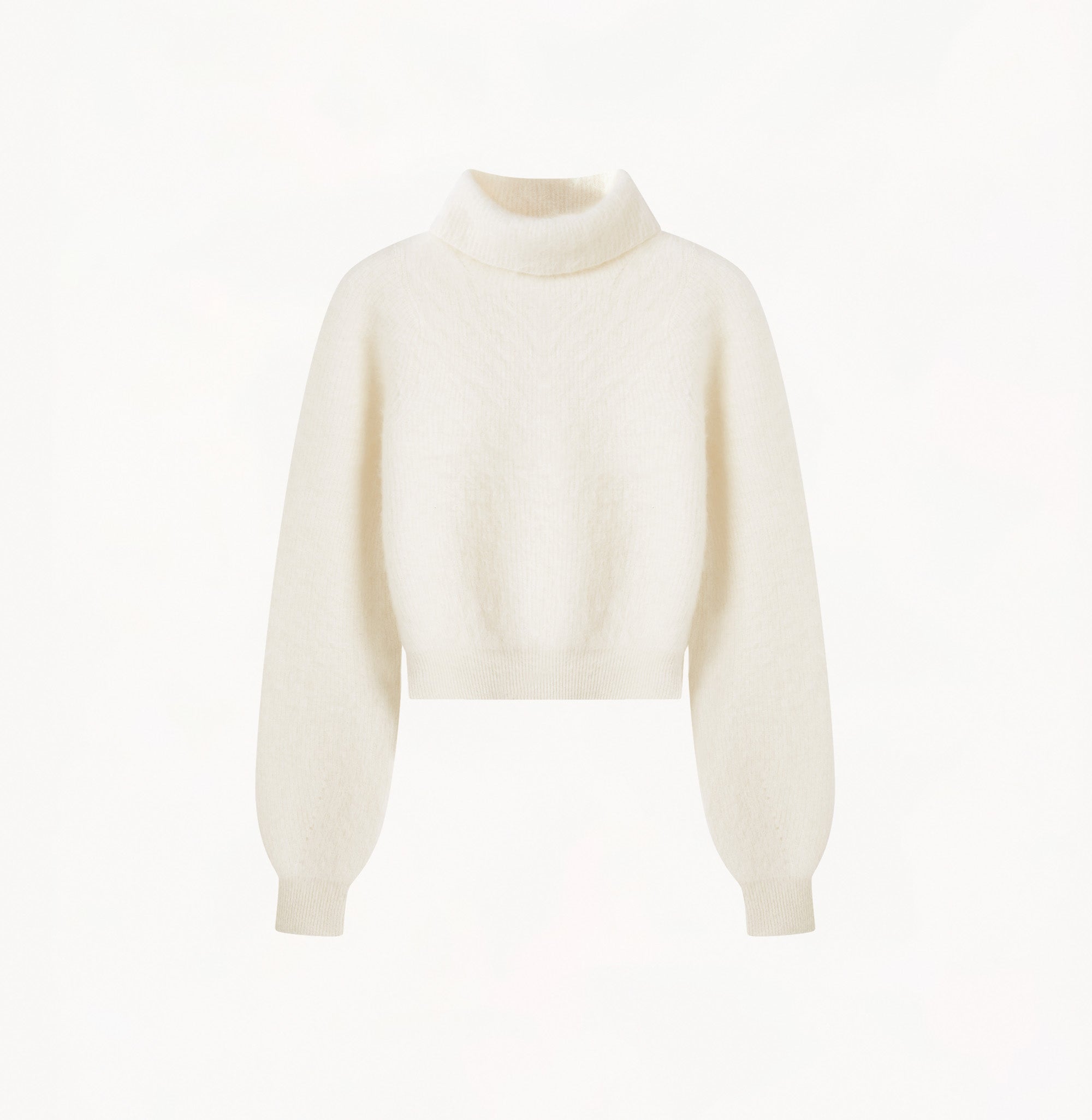 White turtleneck hotsell sweater crop