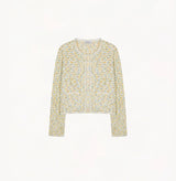 COLOR-DOTTED TWEED JACKET