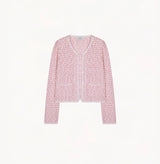 COLOR-DOTTED TWEED JACKET