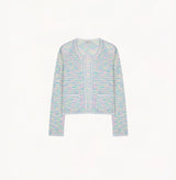COLOR-DOTTED TWEED JACKET