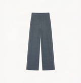 DENIM-LOOK STRAIGHT LEG TROUSERS