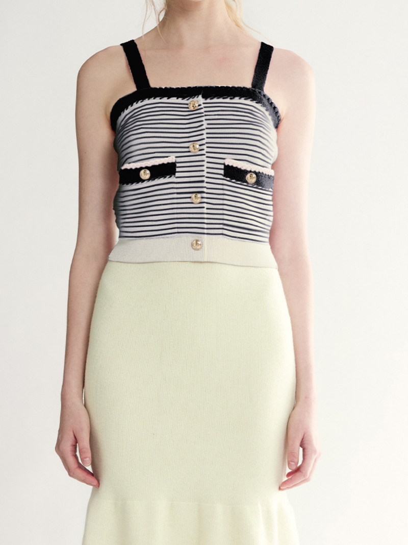 Multicolor Striped Camisole - XS