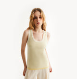 MULTICOLOR STRIPED U-NECK VEST