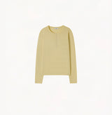 HENLEY NECK TOP