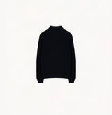 MEN'S TRIM ZIP-UP HIGH-NECK CARDIGAN