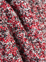 SPECKLE TWEED HOODED JACKET