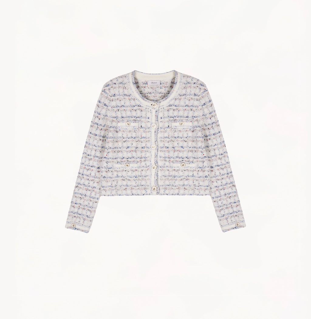 CHECKERED TWEED JACKET - For Female – CRUSH Collection