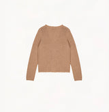 BOUCLÉ POINTELLE V-NECK CARDIGAN