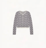 BUTTERFLY JACQUARD CARDIGAN