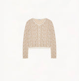 BUTTERFLY JACQUARD CARDIGAN