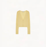 POINTELLE V-NECK CARDIGAN