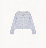 BOUCLÉ V-NECK JACKET