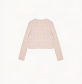 CHECK TWEED PLACKET JACKET