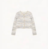 MULTICOLOR GRADIENT CREWNECK JACKET