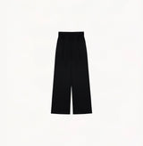 SILK BLEND FLUID WIDE-LEG TROUSERS