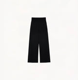 SILK BLEND FLUID WIDE-LEG TROUSERS