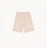 CHECK TWEED BERMUDA SHORTS