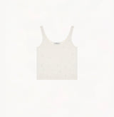 EMBROIDERED U-NECK VEST