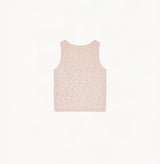 CHECK SQUARE NECK TANK TOP