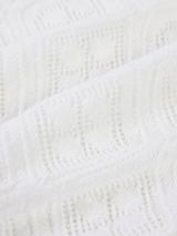 DIAMOND PATTERN CARDIGAN