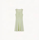 RUFFLED TANK DRESS