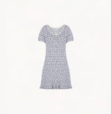 MULTICOLOR SHORT SLEEVE DRESS