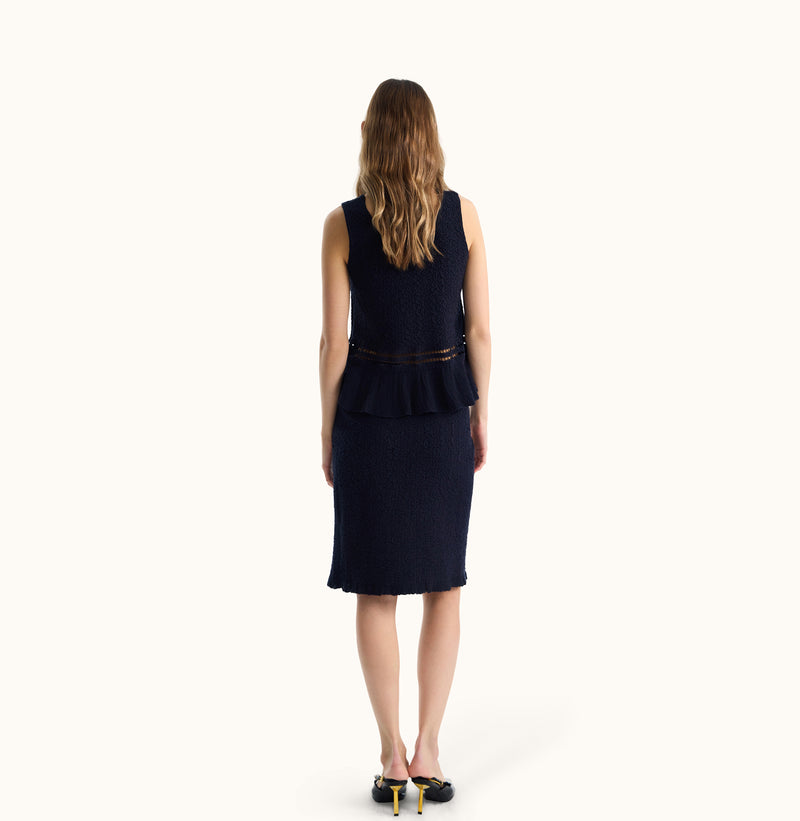 Embossed Texture U-Neck Tank Top – CRUSH Collection