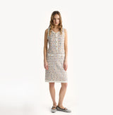 STRIPED TWEED VEST
