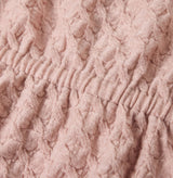SHEER CABLE-KNIT TIE-FRONT CARDIGAN