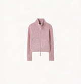TEDDY BOUCLÉ STAND-COLLAR CARDIGAN
