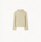 TWEED CROCHET-TRIM COLLARED JACKET