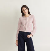 MULTICOLOR TWEED CREWNECK JACKET