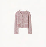 MULTICOLOR TWEED CREWNECK JACKET