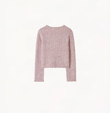 MULTICOLOR TWEED CREWNECK JACKET