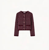 TWEED CREWNECK JACKET