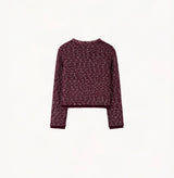 TWEED CREWNECK JACKET