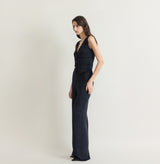 SHIMMER POINTELLE STRAIGHT-LEG PANTS