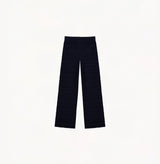 SHIMMER POINTELLE STRAIGHT-LEG PANTS