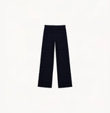 SHIMMER POINTELLE STRAIGHT-LEG PANTS