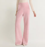 TEDDY BOUCLÉ WIDE-LEG PANTS