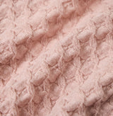 SHEER CABLE-KNIT SHORT-SLEEVE POLO