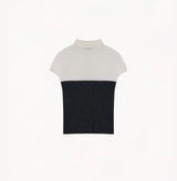 COLOR-BLOCK POLO TOP