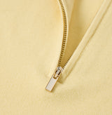 WOOL HALF ZIP SWEATER