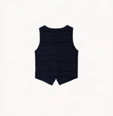 SHIMMER POINTELLE V-NECK VEST