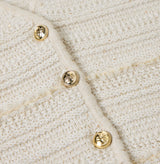 SHIMMER POINTELLE V-NECK VEST
