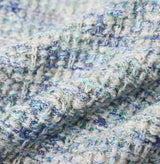 TWEED CROCHET-TRIM CREWNECK VEST
