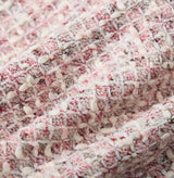 MULTICOLOR TWEED COLLARED VEST