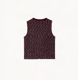 TWEED V-NECK VEST