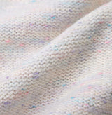 MULTICOLOR BUTTON-FRONT CREWNECK CARDIGAN