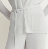 SHIMMER BELTED CARDIGAN